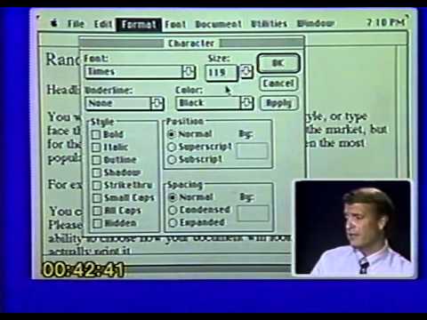 THE MOST BORING VIDEO EVER MADE (Microsoft Word tutorial, 1989)
