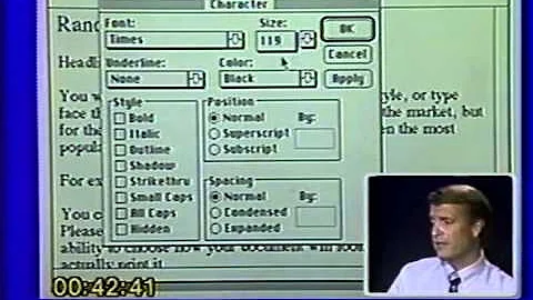 THE MOST BORING VIDEO EVER MADE (Microsoft Word tutorial, 1989)