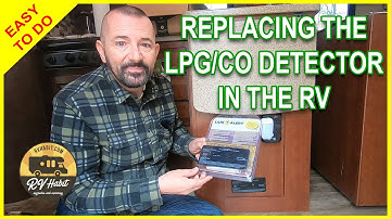 Replacing The LP Gas / CO Detector In The RV – How To Replace Propane and Carbon Monoxide Detector