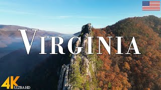 FLYING OVER VIRGINIA (4K UHD) - Relaxing Music Along With Beautiful Nature Videos - 4k ULTRA HD