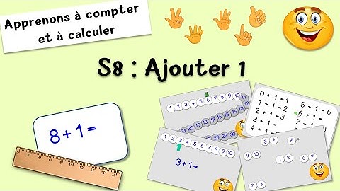 Calcul rapide : Ajouter 1 - Mathématiques CP – Numération CP