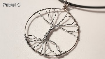 How to Make a Wire Wrapped Tree of Life Pendant