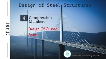 Lecture 7: M3:Design of Gusset base