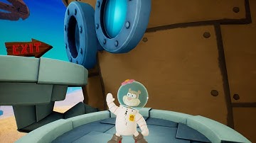 Sandy Free Roam Gameplay - SpongeBob SquarePants: Battle for Bikini Bottom – Rehydrated