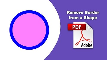 How to remove border from a shape in a pdf file (comment) using Adobe Acrobat Pro DC