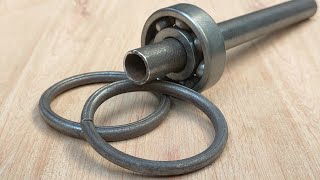 a simple and easy to make metal circle bending tool