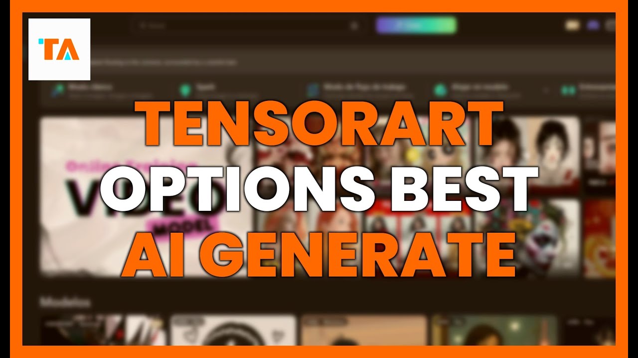 TENSORART OPTIONS: the BEST AI to GENERATE IMAGES - YouTube