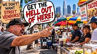 Street vendors debate