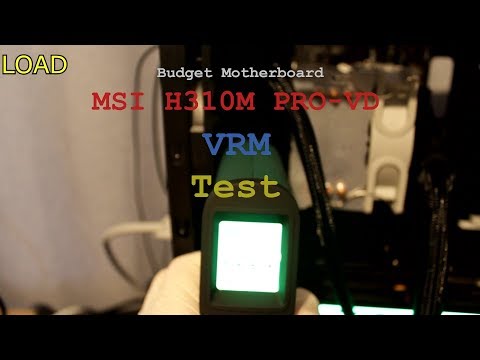 MSI H310M PRO-VD VRM Test