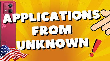 enable installation of applications from unknown places Moto G54 5G, G84, G73, G53, and Edge 40.