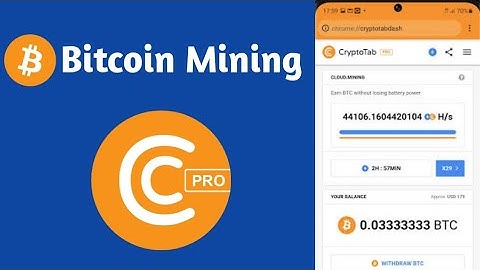 CryptoTab Browser Pro - Bitcoin Mining using Android Phone | BTC mining tutorial |