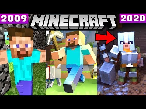 CÙNG NHÌN LẠI MINECRAFT TỪ NĂM 2009 ĐẾN NĂM 2020 !! *MỘT TỰA GAME HUYỀN THOẠI*