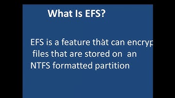 Encrypting File System EFS - Etechtraining.com