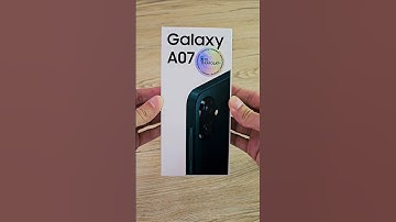 Galaxy A07 Unboxing New Smartphone