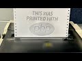 This retro printer creates my daily newsletter and more… using PHP