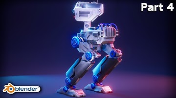 Sci-Fi Mech Robot - Part 4 (Blender Tutorial)