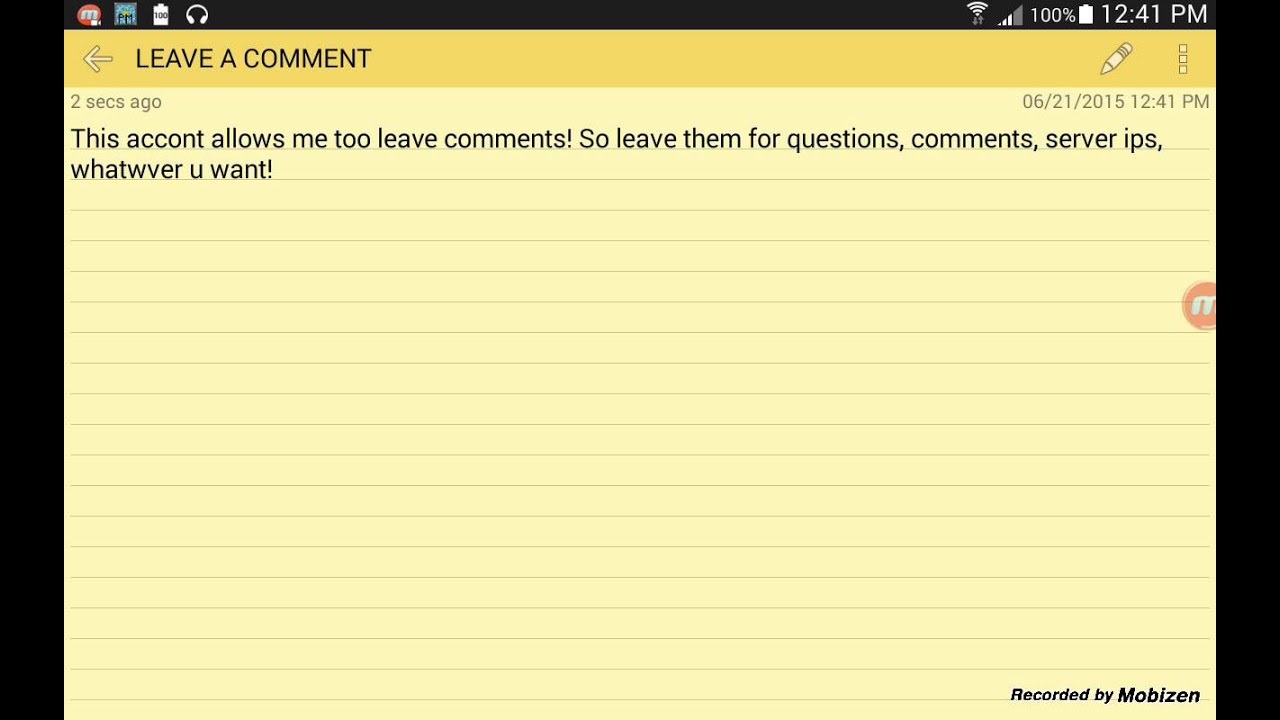 Leave a comment! - YouTube