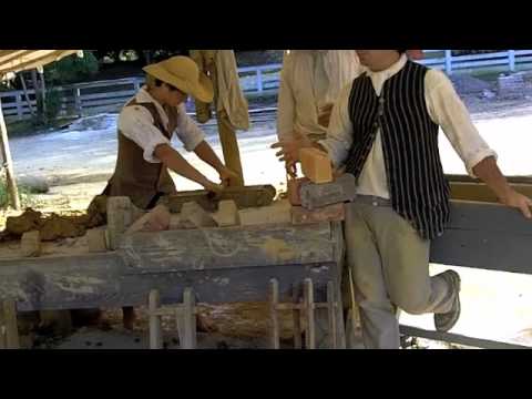 Firing the Brick Kiln at Colonial Williamsburg