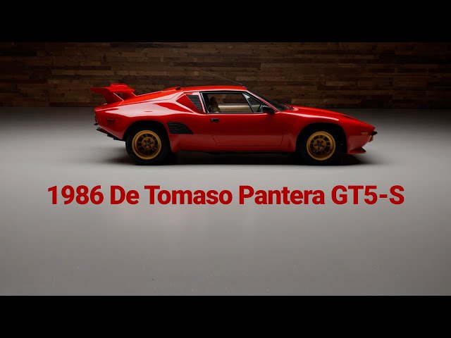 1986 De Tomaso Pantera GT5-S | Selling Saturday April 27 - the Enthusiast Auction