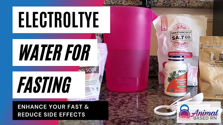 Electrolyte Water for Fasting