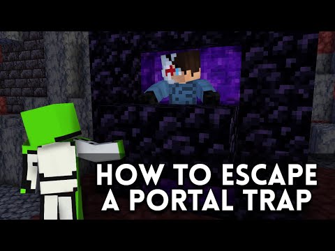 How To Escape A Portal Trap In Minecraft