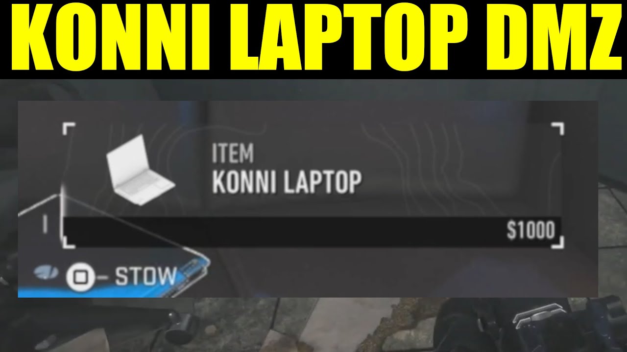 How to locate konni laptop and dead drop it here (follow instructions