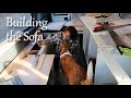 Part 7 - Our Iveco Daily Self Build Minibus Conversion - Building our Sofa -Living the Van Life