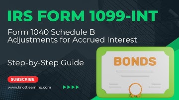 IRS Form 1099-INT: How to Account for Accrued Interest on Bond Purchases