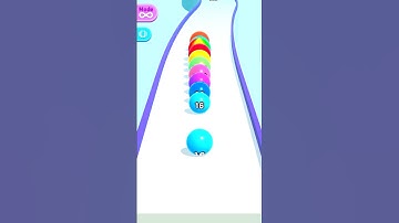 Ball Run 2048 game #shorts #ytshorts #gaming