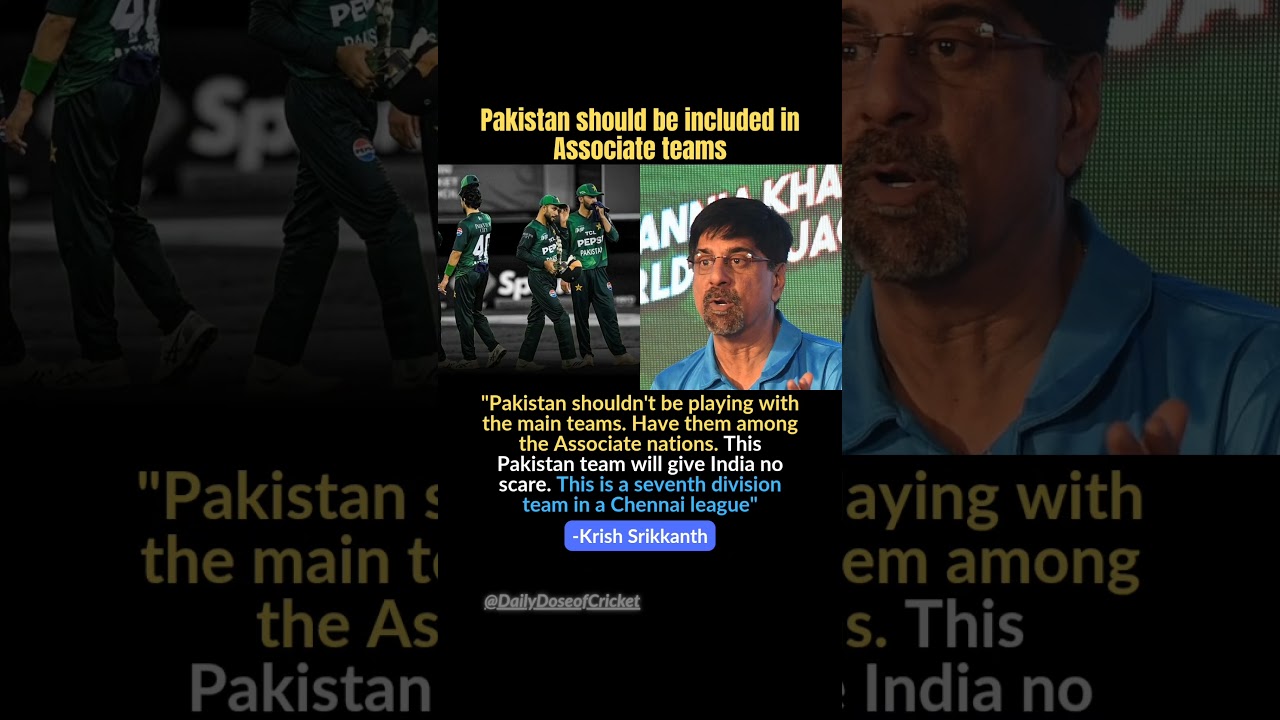 Pakistan should be included in Associate teams 