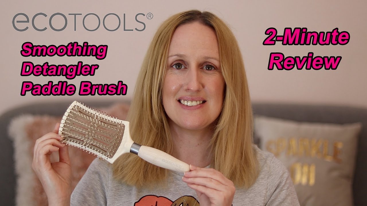 Two Minute Tuesday - Eco Tools Smoothing Detangling Paddle Brush, for Wet & Dry Hair | Louise Horn