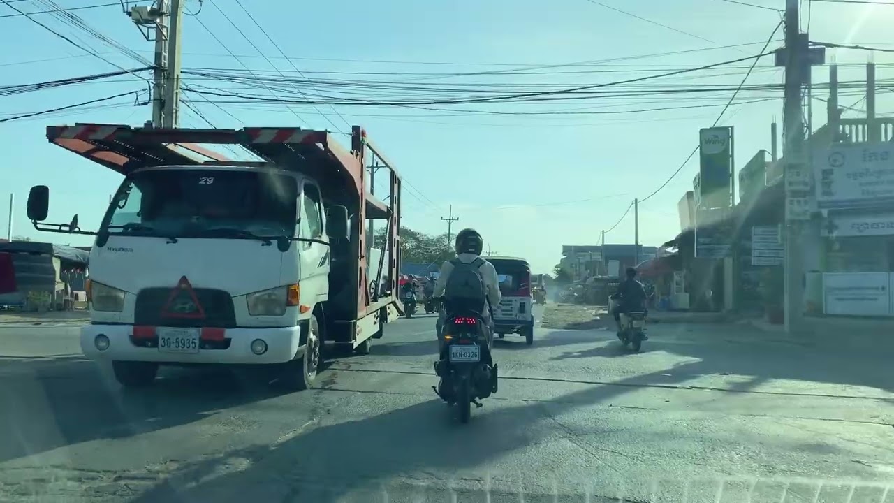 View of Wat Taphem, Phum Kambol