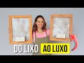 TRANSFORMEI essas MOLDURAS VELHAS em um MÓVEL INCRÍVEL!! VEM CONFERIR! DO LIXO AO LUXO