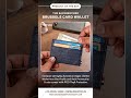 Product Of The Day"The Backbencher - Brussels Card Wallet"