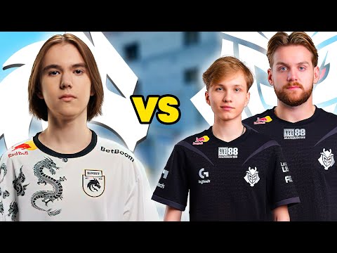 DONK PLAYS FACEIT VS M0NESY & NIKO!! (ENG SUBS) - 3X POV | CS2