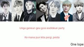 BTS - Airplane pt.2 [Rom/Ind/Color Coded] Lyrics Terjemahan Indonesia
