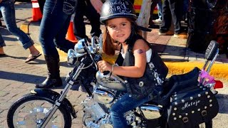 Little Harley-Davidson Motorcycle Riders