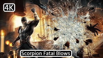 MK11 Scorpion Performs All Fatal Blow
