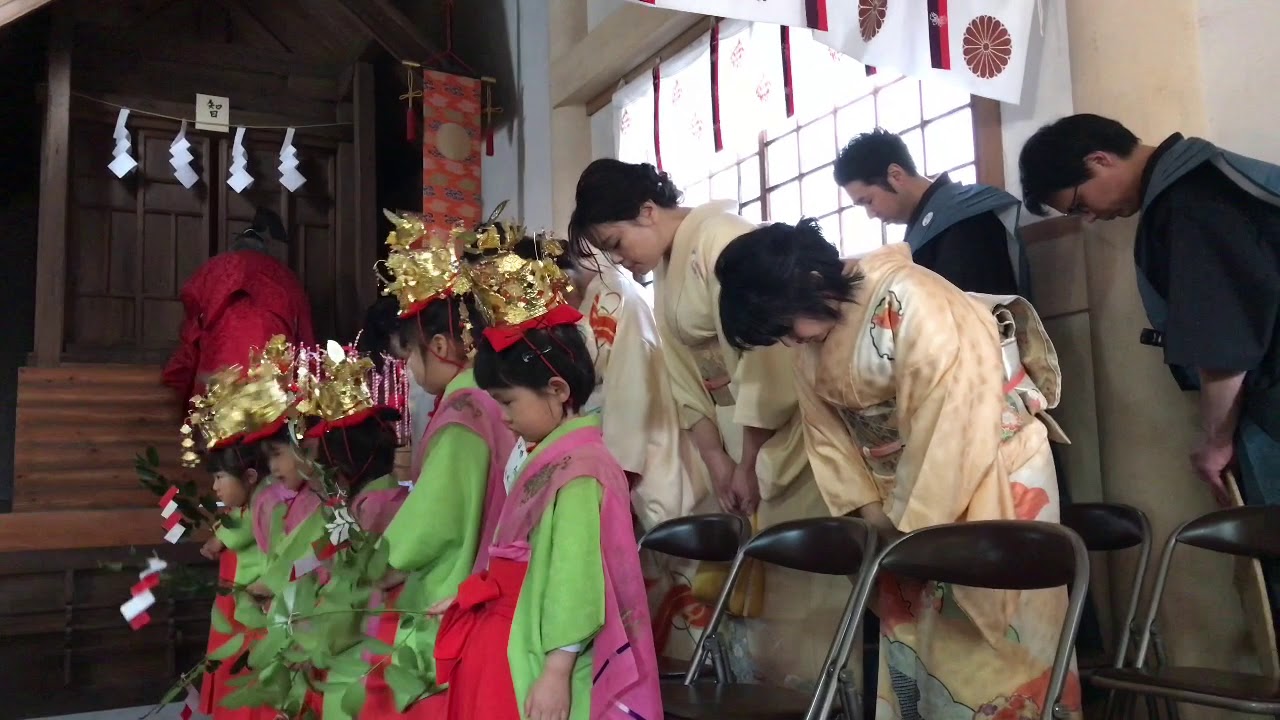 一夜官女祭 野里住吉神社 人身御供の神事 YouTube