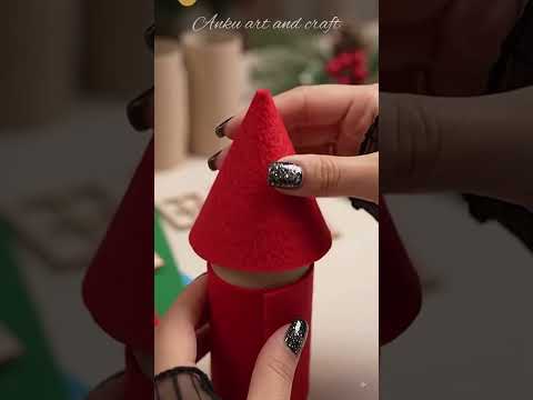 DIY Mini Christmas Houses 🎄✨ | Easy Cardboard Roll