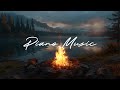 8 Hours of Relaxing Campfire by a Lake at Sunset in 4k UHD, Stress Relief, Meditation & Deep Sleep