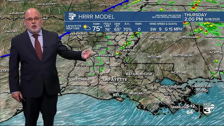 KATC Weather Forecast 6pm 12-17-25