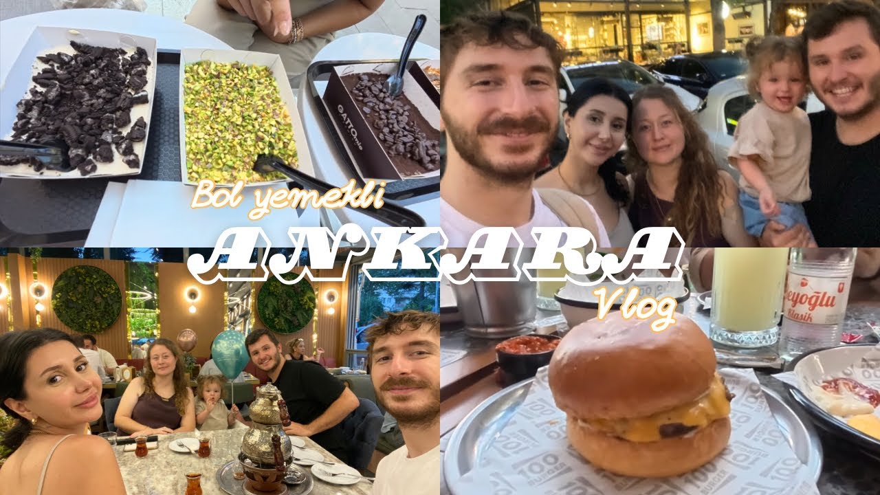 ANKARA'DA 2 GÜN VLOG | Yemelere Doyamadık🍔,Monopoly dersleri 