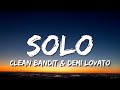 Clean Bandit Solo Lyrics Ft Demi Lovato 