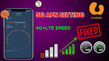Setting APN U Mobile 5G Internet Speed 2022