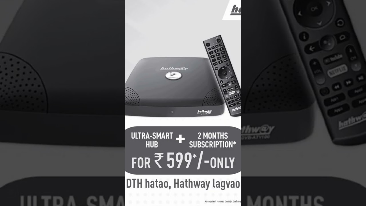 hathway digital tv, 5k+ views