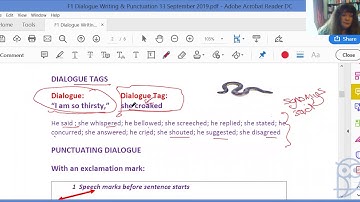 Live Lesson: English Language Checkpoint 1 - Writing & Punctuating Dialogue