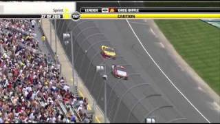2011 R#15 Michigan 02.Robby Gordon wall