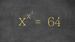 A Beautiful Exponential Equation