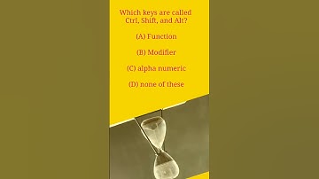 Which keys are called Ctrl, Shift, and Alt? #shorts